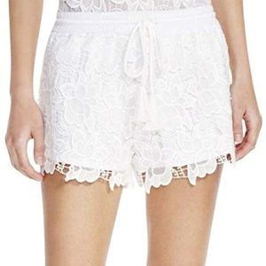 Generation Love White Crochet Lace Shorts